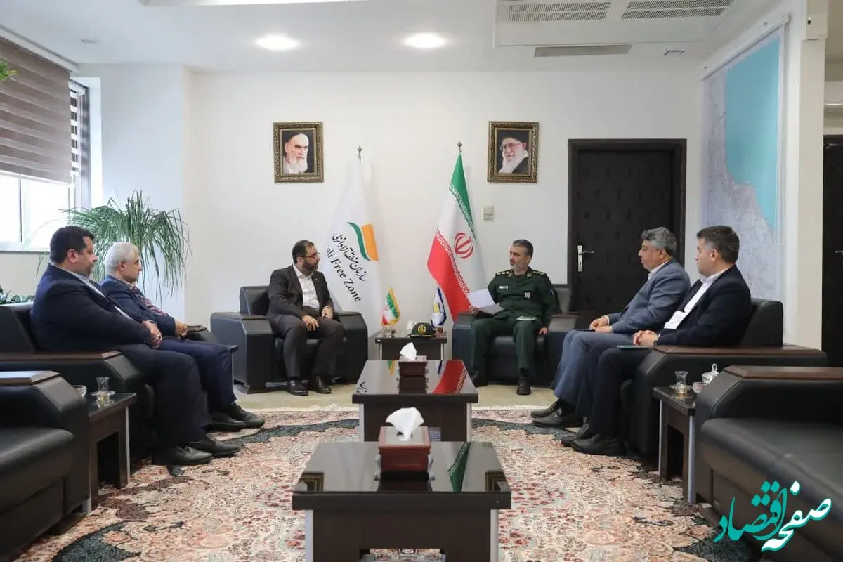 دیدار مدیرعامل سازمان با فرمانده سپاه ناحیه انزلی و فرمانده ناوگان دریایی شمال کشور
