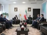 دیدار مدیرعامل سازمان با فرمانده سپاه ناحیه انزلی و فرمانده ناوگان دریایی شمال کشور