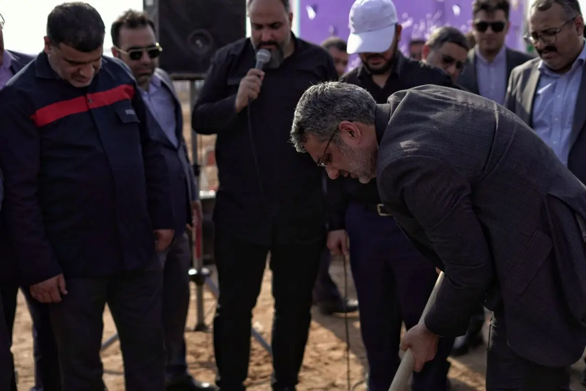 کلنگ پروژه مسکن کارکنان فولاد اکسین خوزستان زمین خورد