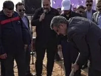 کلنگ پروژه مسکن کارکنان فولاد اکسین خوزستان زمین خورد