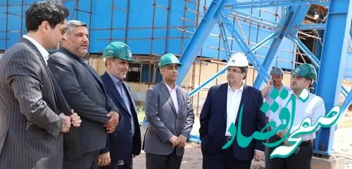 بازدید مدیرعامل بانک صنعت و معدن از واحد صنعتی و تولیدی فولاد تربت حیدریه