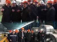 رئیس امور سیاست‌گذاری توسعه و مشارکت‌های سازمان برنامه و بودجه کشور از شرکت ورق خودرو بازدید نمود