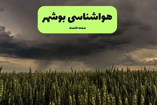 پیش بینی وضعیت آب و هوا بوشهر فردا یکشنبه ۵ مهر 