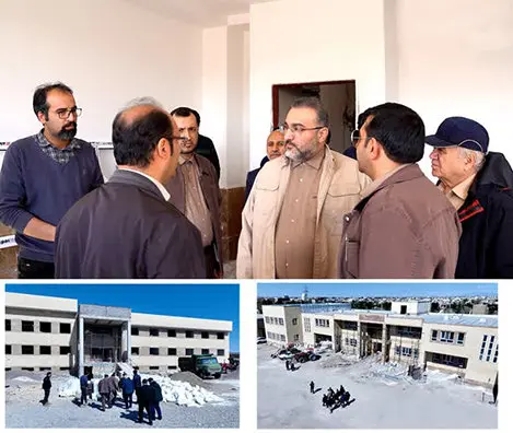 بازدید مدیرعامل از روند ساخت 2 باب مدرسه از سوی چادرملو
