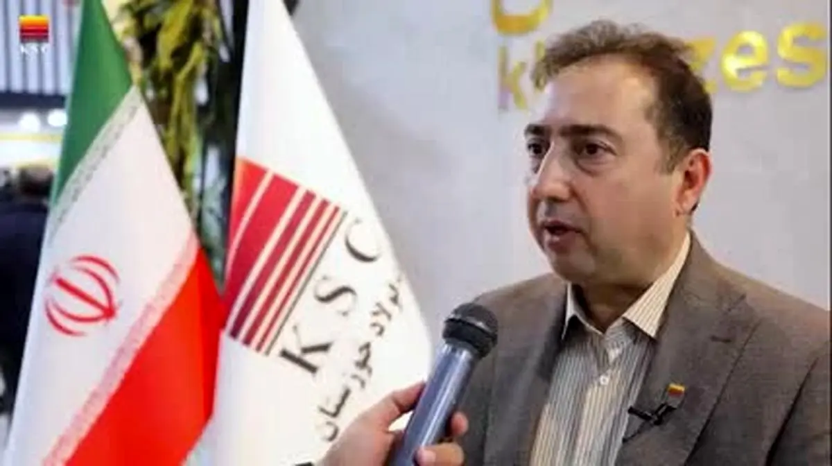 ویدیو: مصاحبه غلامرضا طالبی مدیر فروش داخلی فولاد خوزستان در حاشیه نمایشگاه بین المللی متالورژی (ایران متافو)