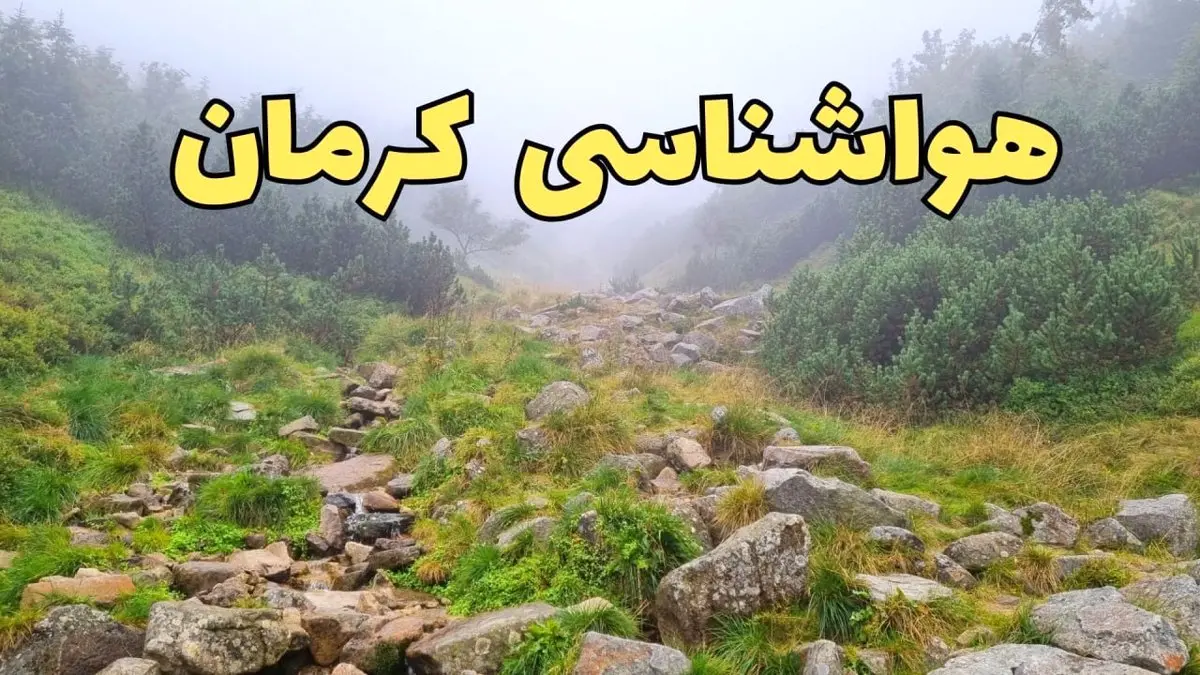 پیش بینی وضعیت آب و هوا کرمان فردا شنبه ۱۸ اسفند ماه ۱۴۰۳ | پیش بینی هواشناسی کرمان فردا اعلام شد