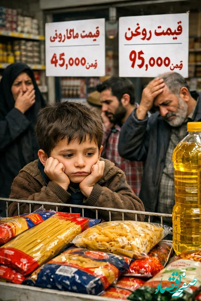 قیمت‌ها سر به فلک کشید؛ روغن سه‌برابر شد، ماکارونی دوباره گران شد!