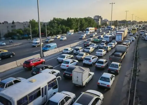 آخرین وضعیت ترافیک امروز شنبه ۲۴ مرداد در آزادراه تهران - کرج -قزوین 