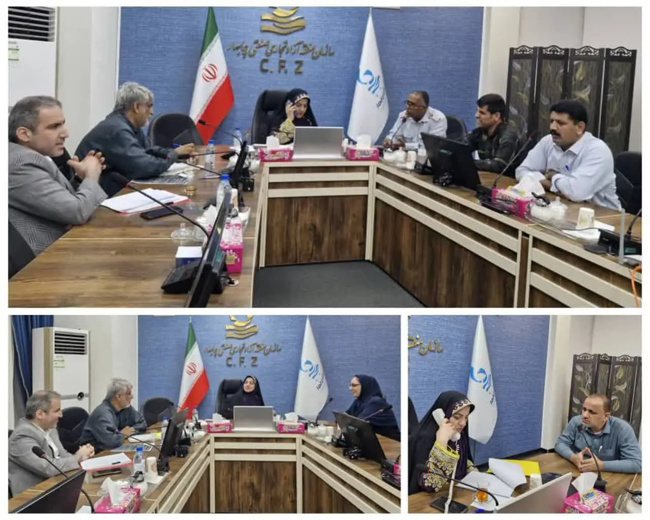 نشست صمیمی مدیرعامل با کارکنان سازمان منطقه آزاد چابهار  برگزار شد