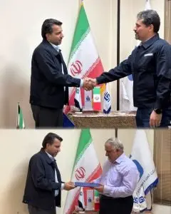 جلسه معارفه مدیر کارخانه شرکت آهن و فولاد غدیر ایرانیان برگزار شد