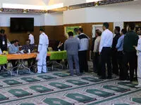 حضور پر شور کارکنان شرکت پتروشیمی نوری در انتخابات