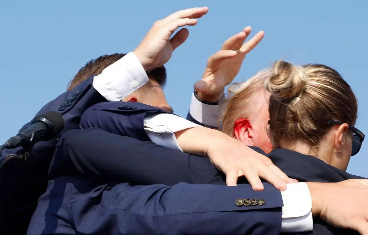 اولین توئیت ترامپ بعد از ترورش