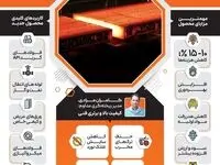 فولادینفو: تولید تختال هشت وجهی در فولاد مبارکه برای نخستین بار در کشور