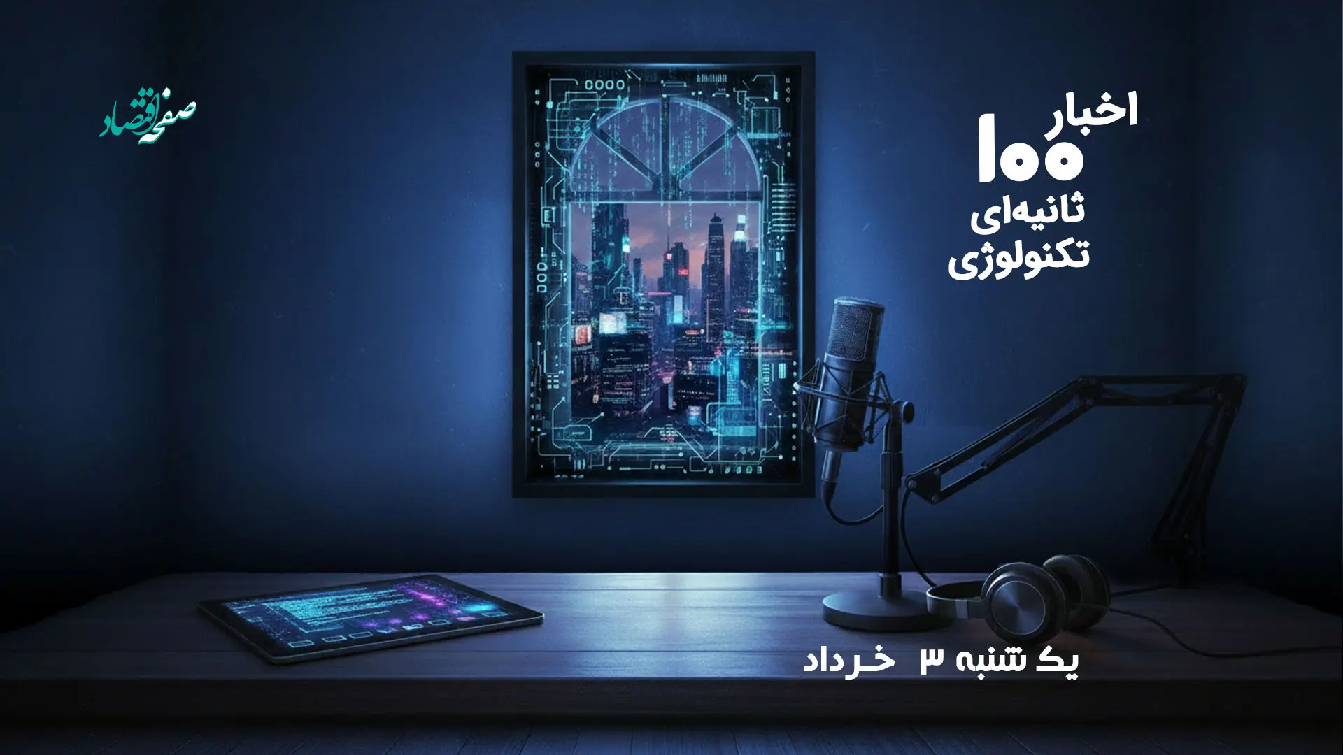 پادکست اخبار 100 ثانیه ای تکنولوژی امروز یکشنبه ۳ خرداد ۱۴۰۵