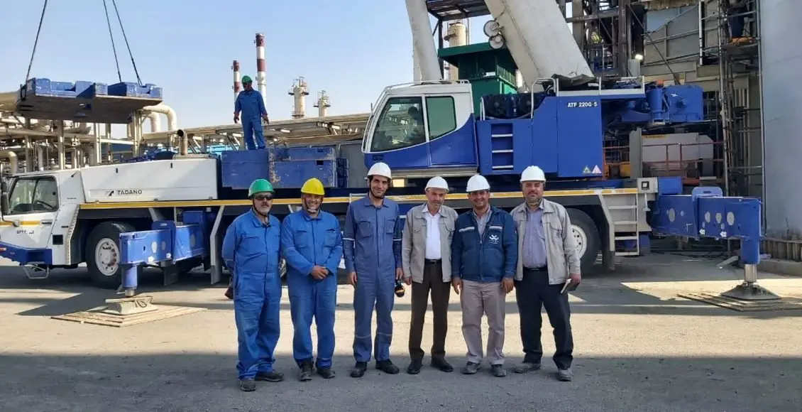 پایان نصب اکونومایزر بر روی بویلرهای F پالایشگاه اصفهان