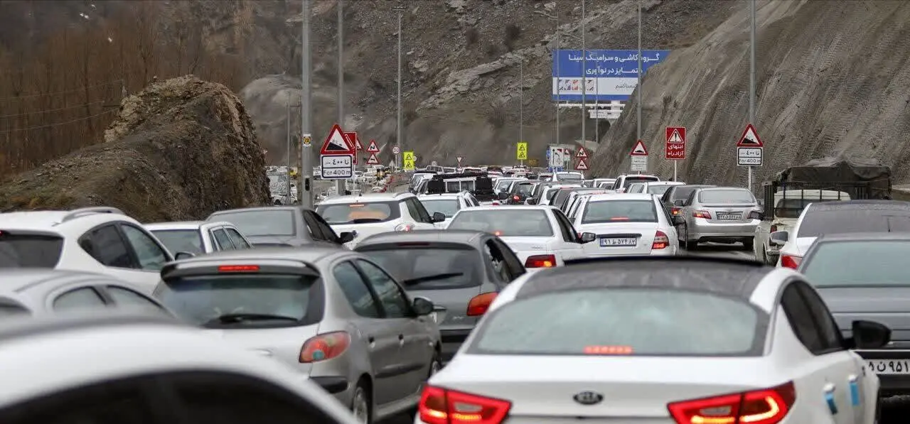 آخرین وضعیت جاده چالوس | بازگشایی دوطرفه جاده چالوس و آزادراه تهران–شمال پس از تخلیه بار ترافیکی