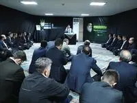 مراسم سوگواری شهادت سیدحسن نصر‌الله دبیر کل حزب‌الله لبنان در بانک سینا برگزار شد