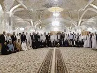 برگزاری جشن ازدواج کارکنان پالایشگاه ستاره خلیج فارس در حرم مطهر رضوی