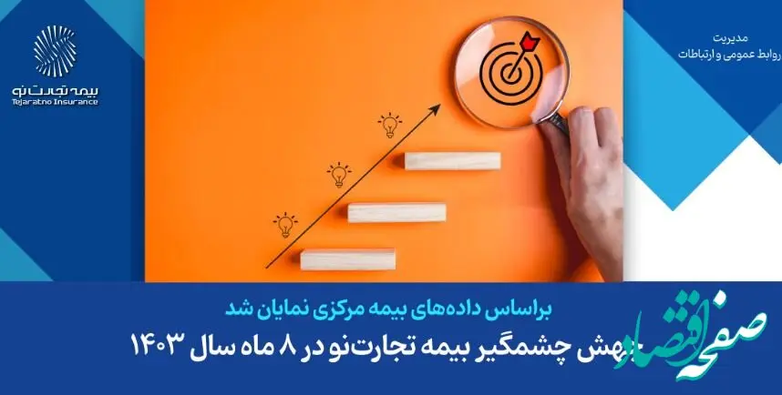 جهش چشمگیر بیمه تجارت‌نو در ۸ ماه سال ۱۴۰۳
