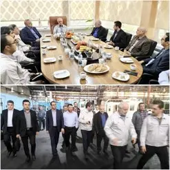 بازدید مدیرعامل بانک قرض الحسنه رسالت از خط تولید سایپا آذربایجان