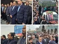 حضور مدیرعامل، هیئت‌ مدیره و کارکنان شرکت فولاد اکسین در مراسم تشییع مرحوم آیت الله شفیعی