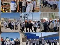بازدید مدیر عامل شرکت ملی فولاد ایران از مجتمع فولاد قاینات