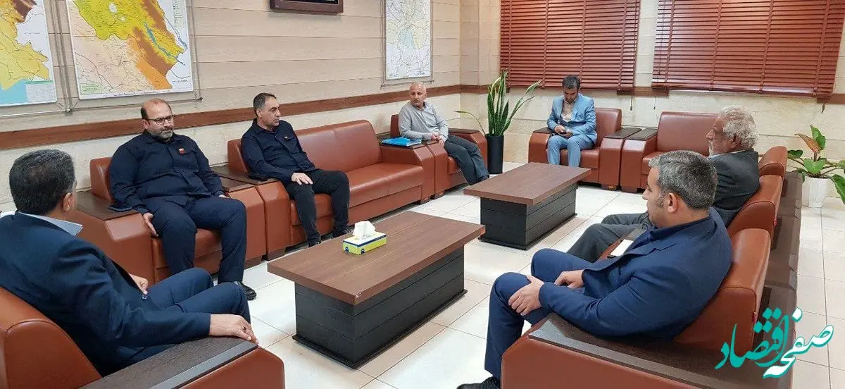 مدیرعامل فولاد خوزستان با مدیرکل راه و شهرسازی خوزستان دیدار نمود