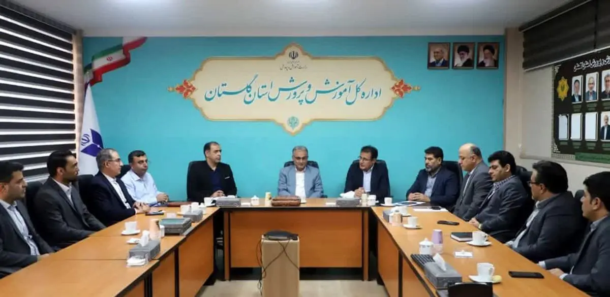 دیدار مدیرعامل بیمه دانا با مدیرکل آموزش‌وپرورش گلستان