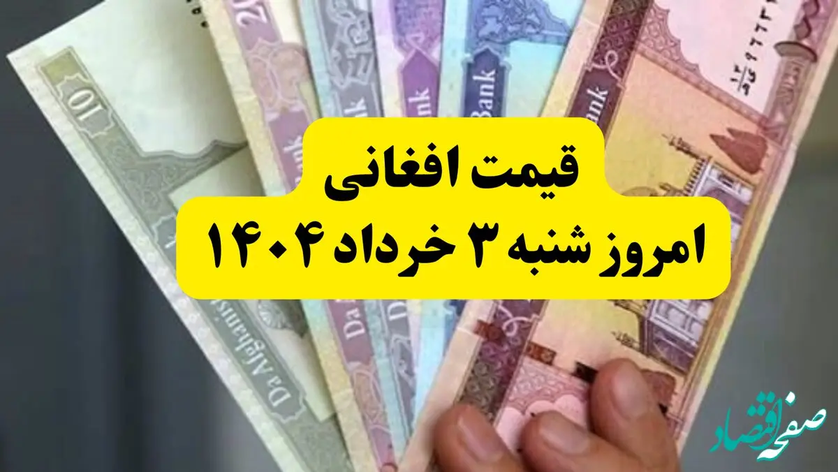 آخرین قیمت افغانی به تومان امروز شنبه ۳ خرداد ۱۴۰۴ | افغانی هم گران شد! | هر ۱۰۰ دلار آمریکا چند افغانی می‌شود؟ 