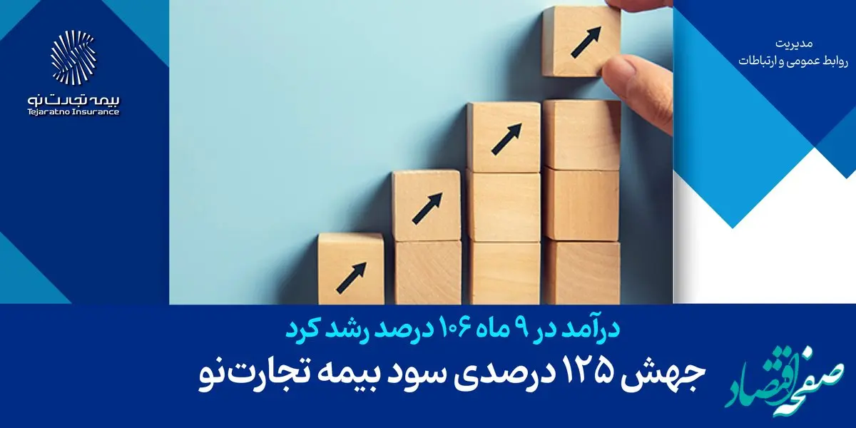 جهش 125 درصدی سود بیمه تجارت‌نو