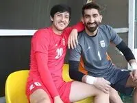 استقبال خاص بیرانوند از سردار / قلب آبی برای گلر پرسپولیس 
