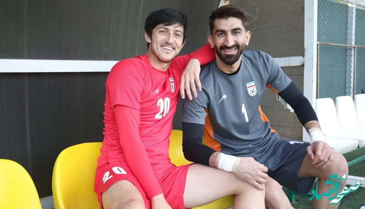 استقبال خاص بیرانوند از سردار / قلب آبی برای گلر پرسپولیس 