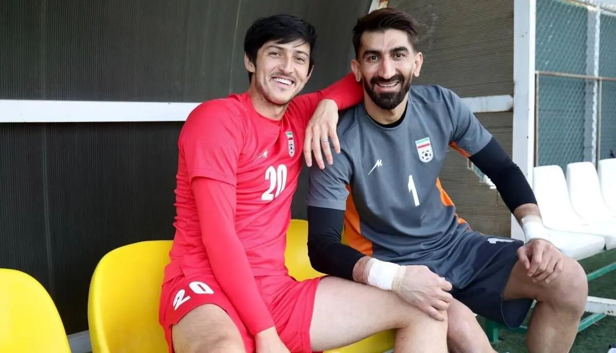 استقبال خاص بیرانوند از سردار / قلب آبی برای گلر پرسپولیس