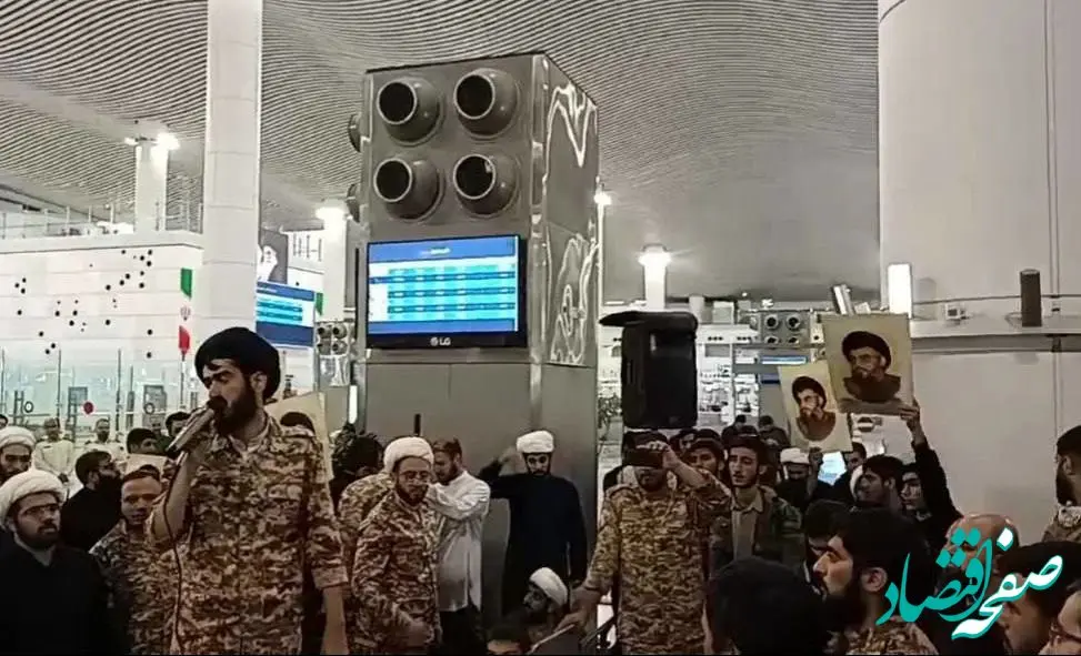 ویدئو؛ تجمع در فرودگاه امام برای اعزام به لبنان