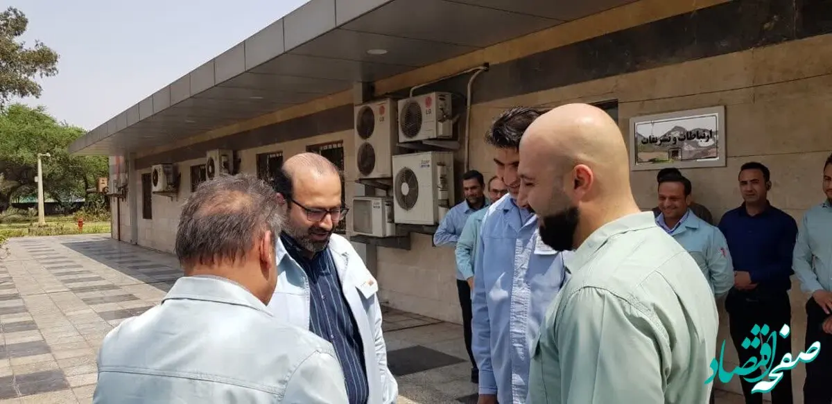 بازدید مدیرعامل شرکت فولاد خوزستان از واحد روابط عمومی