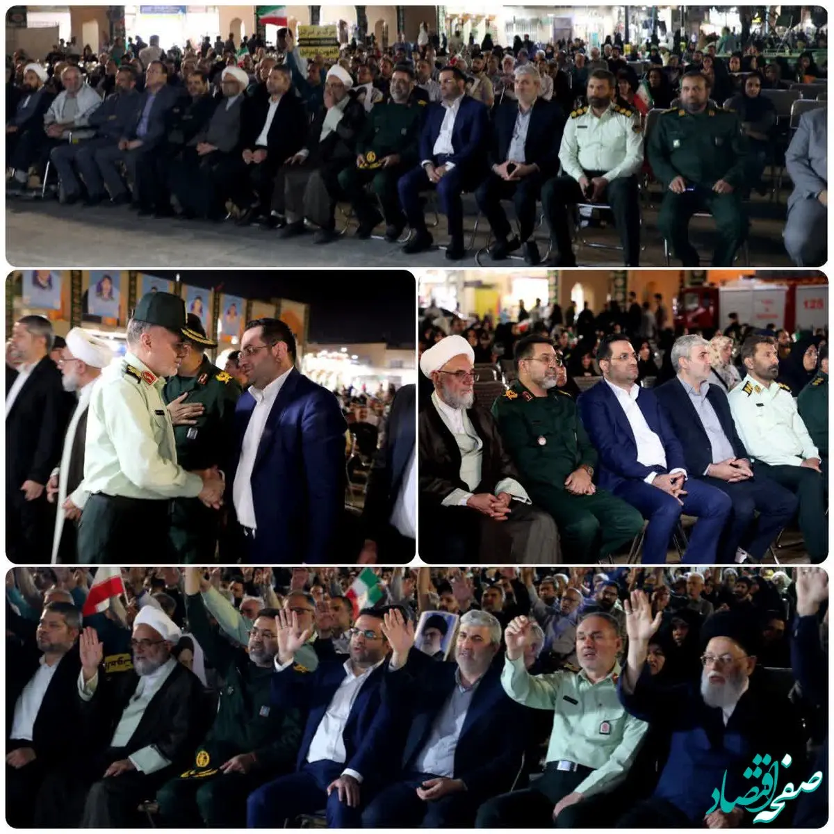 آیین باشکوه اربعین شهدای اقتدار در یزد برگزار شد