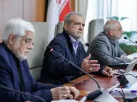برپایی نخستین جلسه هیئت دولت بعد از حمله اسرائیل+ عکس