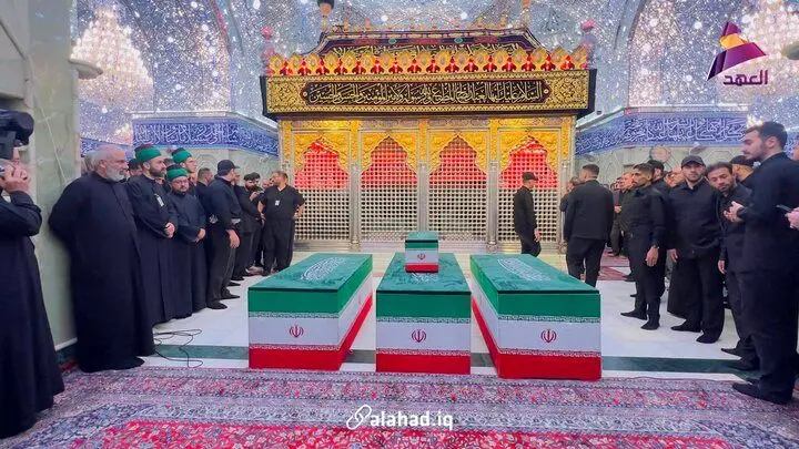 وداع باشکوه با آقای شهید ایران در نجف اشرف
