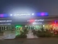 اعلام محل جدید خدمات‌رسانی به مسافران فرودگاه بوشهر به دلیل آسیب به سالن پرواز داخلی