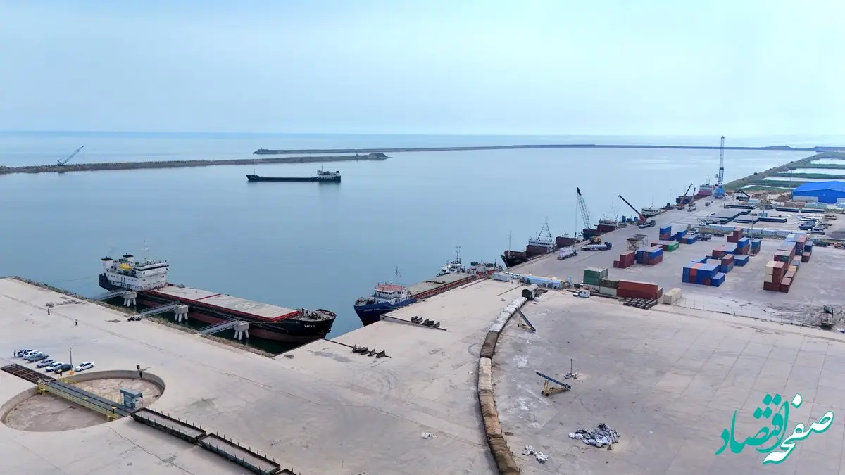 سیمان ایران از مسیر بندر کاسپین راهی بازار روسیه شد