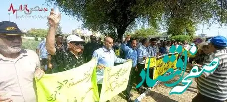 تجمع بازنشستگان تامین اجتماعی در اعتراض به همسان‌سازی حقوق‌ها
