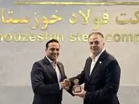 غرفه‌ی شرکت فولاد خوزستان مورد تقدیر قرار گرفت