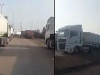 بازگشت کامیون ها به چرخه حمل و نقل کشور در سیرجان