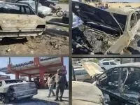 آخرین خبر از جزئیات حریق سه خودرو در کرمان 