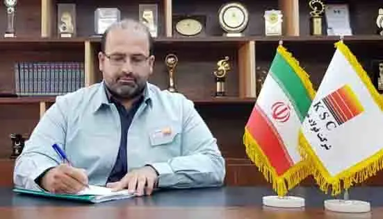 پیام تبریک مدیرعامل شرکت فولاد خوزستان به مناسبت ثبت رکورد جدید تولید شمش