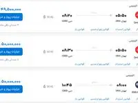قیمت بلیط هواپیما تهران-دبی، امروز پنجشنبه ۳۰ فروردین ماه ۱۴۰۳