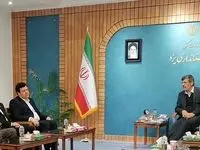 نشست مشترک مدیرعامل بانک ملت و استاندار یزد