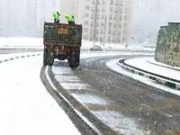 آماده باش کامل ۱۲ سایت برف روبی منطقه در بارش برف