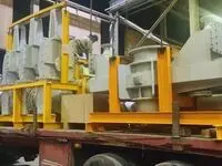  ساخت تجهیز Product Discharge Chamber و لگ‌های ماشین بریکت مربوط به کارخانجات فولاد مکران و صبافولاد خلیج فارس اکسین