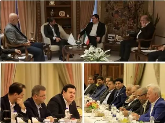 نشست های جداگانه مدیرعامل بانک ملت با استاندار و فعالان اقتصادی استان اصفهان